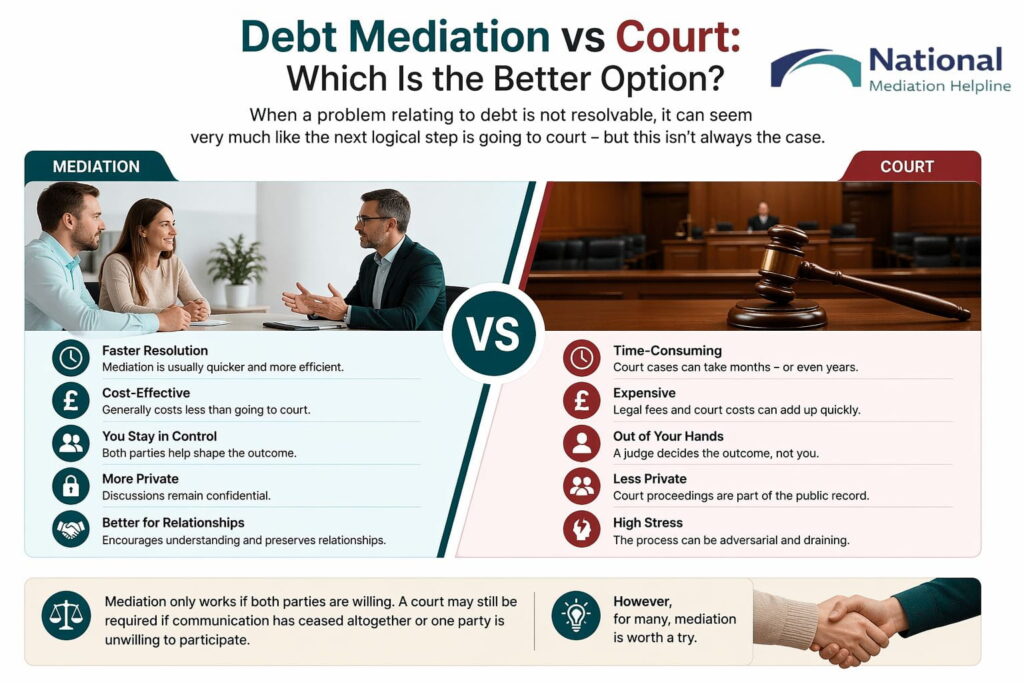Debt Mediation vs Court: Which Is the Better Option Bedfordshire