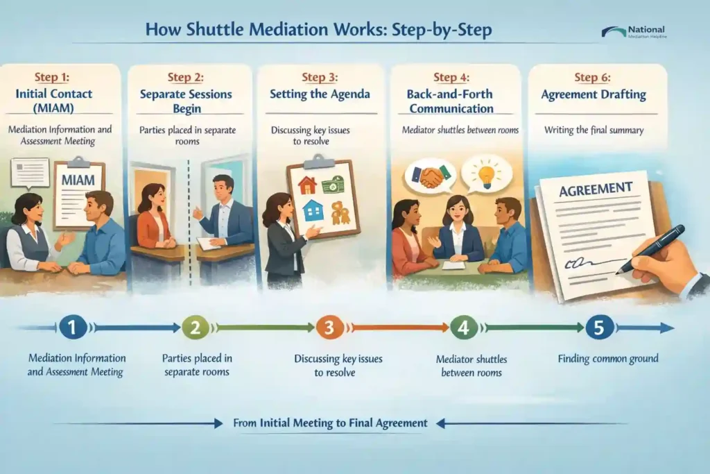 How Shuttle Mediation Works: Step-by-Step Bedfordshire