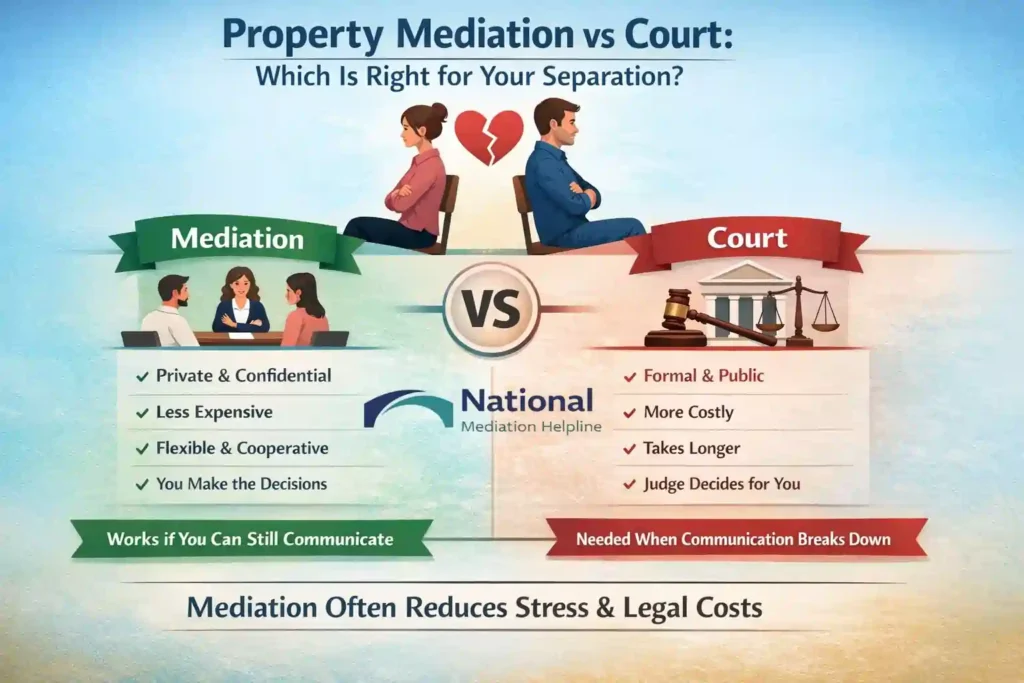 Property Mediation vs Court: Which Is Right for Your Separation Bedfordshire?