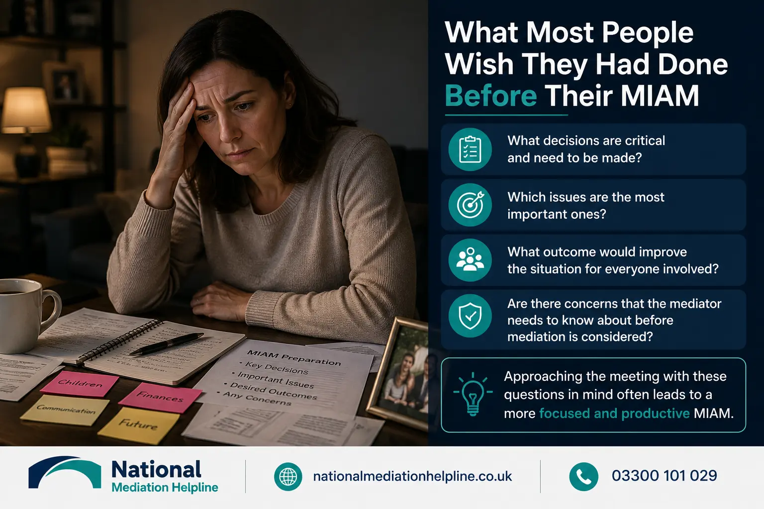 How to prepare for a miam in Bedfordshire What most people miss what should they have done before miam